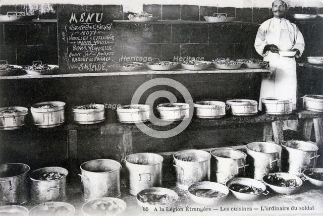 French Foreign Legion, Sidi Bel Abbes, Algeria, 1910.  Artist: J Geiser
