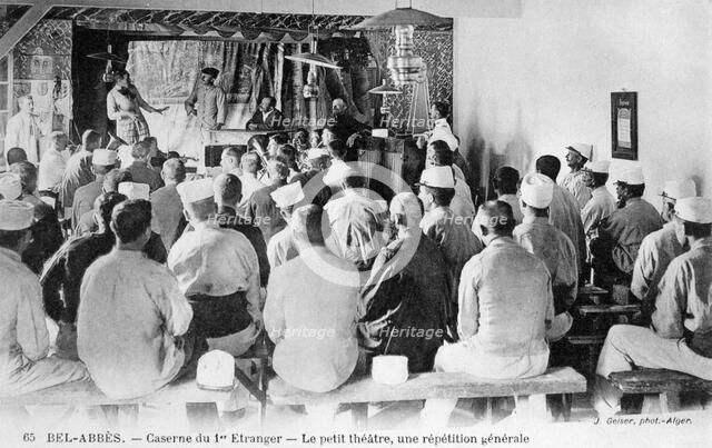 French Foreign Legion, Sidi Bel Abbes, Algeria, 20th century.  Artist: J Geiser