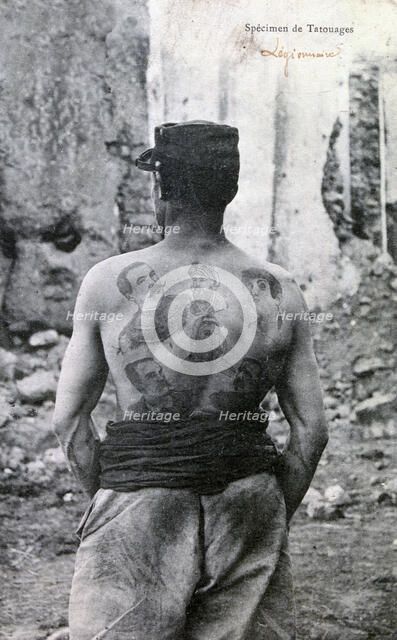 French Foreign legionnaire, 1908. Artist: Unknown