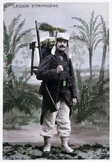French Foreign legionnaire, c1900. Artist: J Geiser