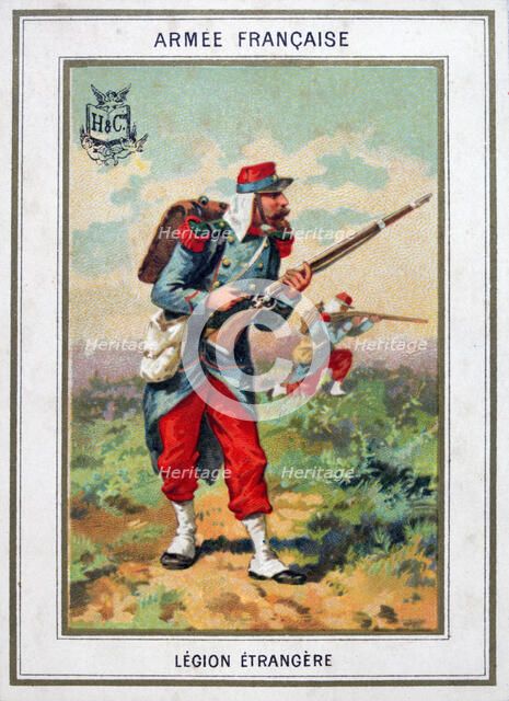 French Foreign legionnaire, c1900. Artist: Unknown