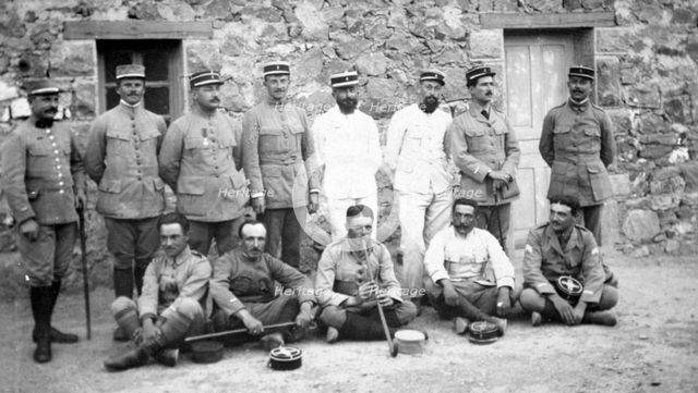 French Foreign Legionnaires, 1917. Artist: Unknown