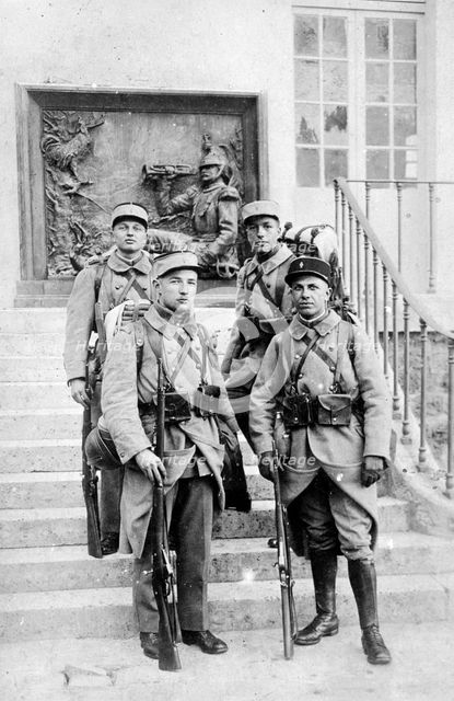 French Foreign Legionnaires, Algeria, c1910. Artist: Unknown