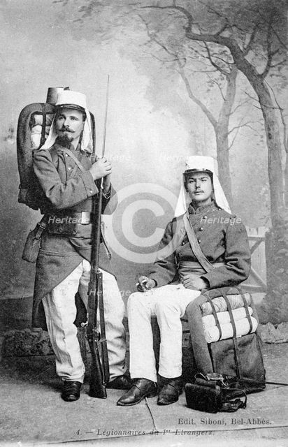 French Foreign Legionnaires, Sidi Bel Abbes, Algeria, 1915. Artist: Unknown