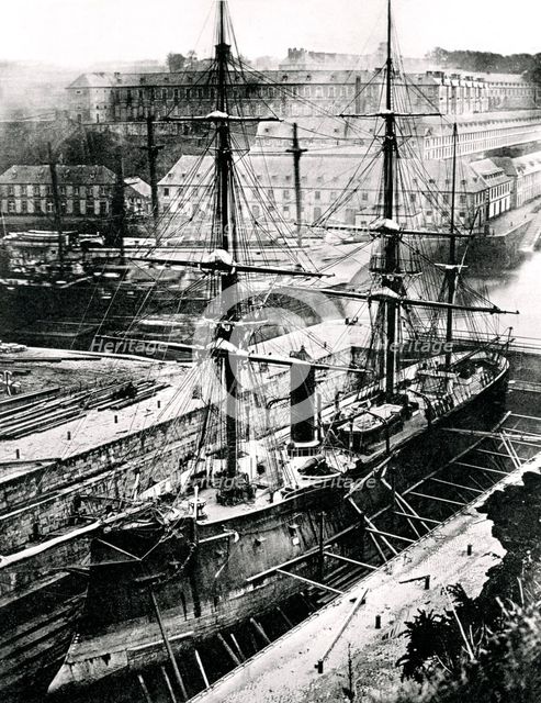 French frigate, 'l'Armide', 1867. Artist: Unknown