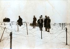 French General touring the Maginot Line, c1935-c1940. Creator: Unknown