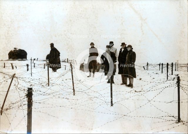 French General touring the Maginot Line, c1935-c1940. Creator: Unknown.