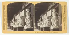 French Historic Sculpture; Room 11 Art Institute, 1893. Creator: Henry Hamilton Bennett