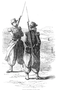 French Infantry of the Line, 1854. Creator: Unknown