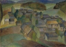 French landscape, 1917. Creator: Alvar Cawén