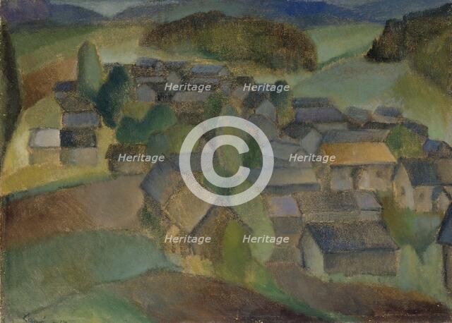French landscape, 1917. Creator: Alvar Cawén.