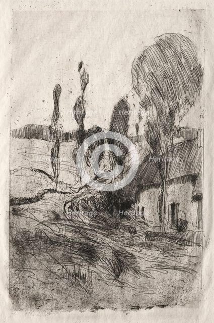 French Landscape, ca. 1884-89. Creator: John Henry Twachtman (American, 1853-1902).