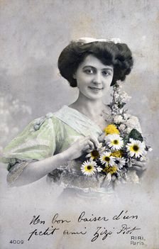 French Postcard, c1900