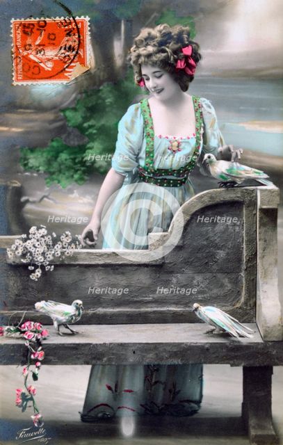 French postcard, c1900. Artist: Unknown