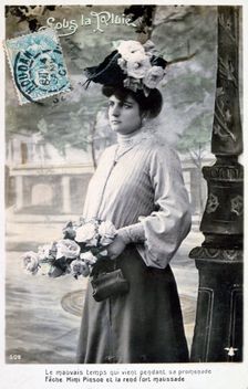 French postcard, c1900