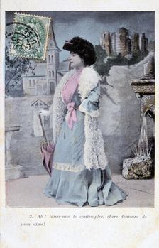 French postcard, c1900
