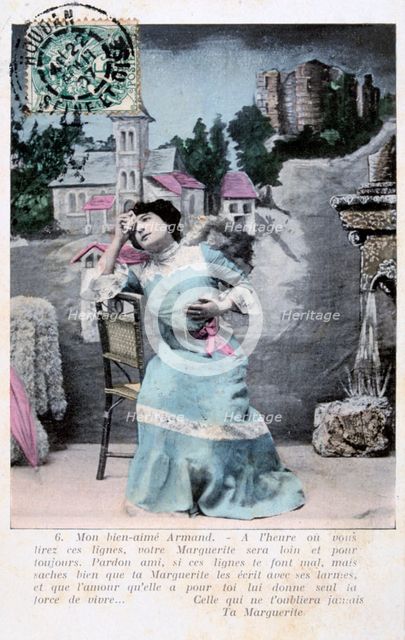 French postcard, c1900. Artist: Unknown