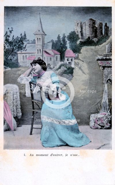 French postcard, c1900. Artist: Unknown