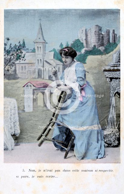 French postcard, c1900. Artist: Unknown