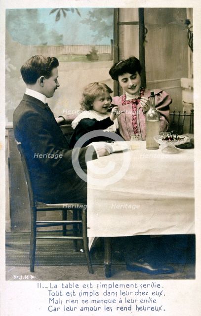 French Postcard, c1900. Artist: Unknown