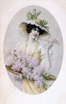 French Postcard, c1900