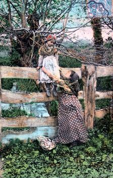 French Postcard, c1900