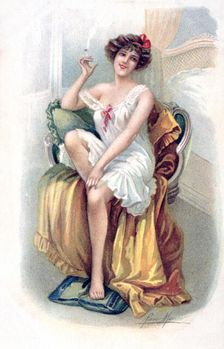 French Postcard, c1900