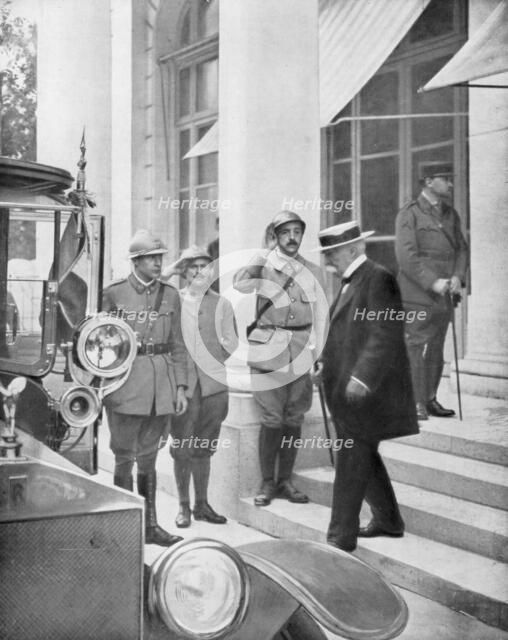 French Prime Minister Georges Clemenceau in Versailles, France 3 June 1918. Artist: Unknown
