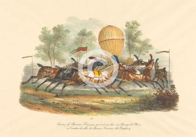 French Race Horses. Creator: Carle Vernet.