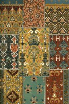 French Renaissance carpet painting, (1898). Creator: Unknown