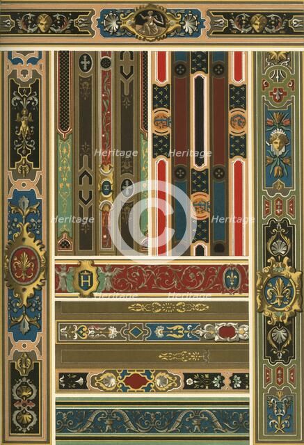 French Renaissance ceiling painting, (1898). Creator: Unknown.