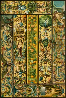 French Renaissance Gobelins tapestries, (1898). Creator: Unknown