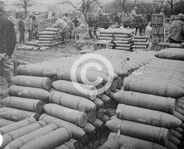 French Reserve shells, between c1915 and 1918. Creator: Bain News Service.