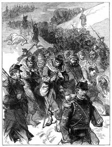 French retreat to Switzerland, 30 January-1 February 1871 (c1880)