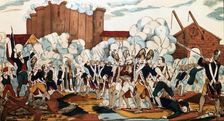 French Revolution, Bastille Day, July 14, 1789, lithograph