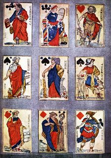 French Revolution, playing cards, 1793