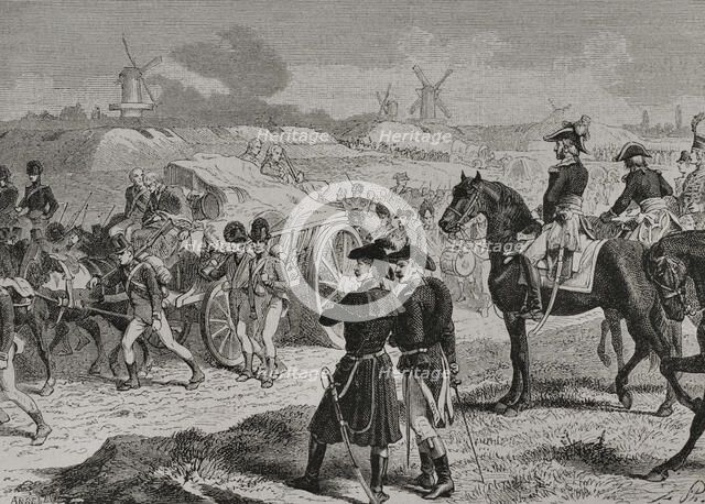 French Revolutionary Wars: Anglo-Russian invasion of Holland (27 August to 19 November 1799), 1879.  Creator: J Ansseau.