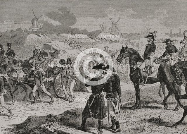 French Revolutionary Wars: Anglo-Russian invasion of Holland (27 August to 19 November 1799), 1879.  Creator: J Ansseau.