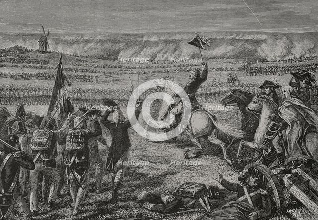 French Revolutionary Wars: Battle of Valmy, 20 September 1792, (1876)). Creator: Hippolyte de la Charlerie.