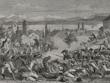 French Revolutionary Wars: Second Coalition (1709-1802) - "Battle of Zurich", 1799 (1879). Creator: Unknown