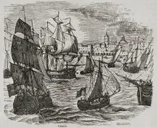 French Revolutionary Wars - Siege of Toulon, 1793 (1851). Creators: Miranda, Chamorro