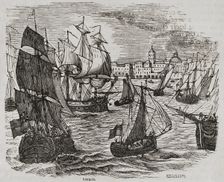 French Revolutionary Wars - Siege of Toulon, 1793 (1851). Creators: Miranda, Chamorro