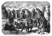French rifle pit in the parallel before the mamelon and white tower, Sevastopol, Crimean War, 1855