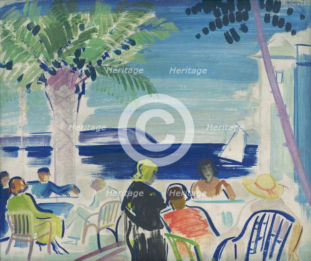 French Riviera, 1920. Creator: János Vaszary.