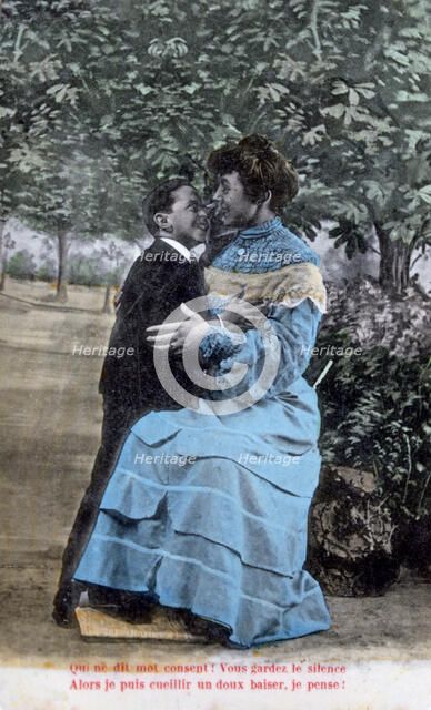 French romantic postcard, c1900. Artist: Unknown