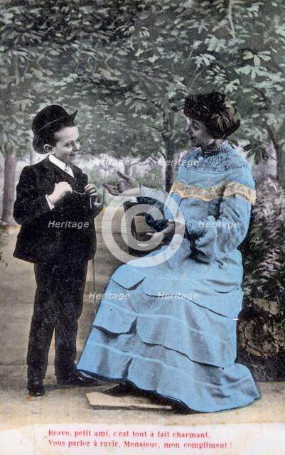 French romantic postcard, c1900. Artist: Unknown