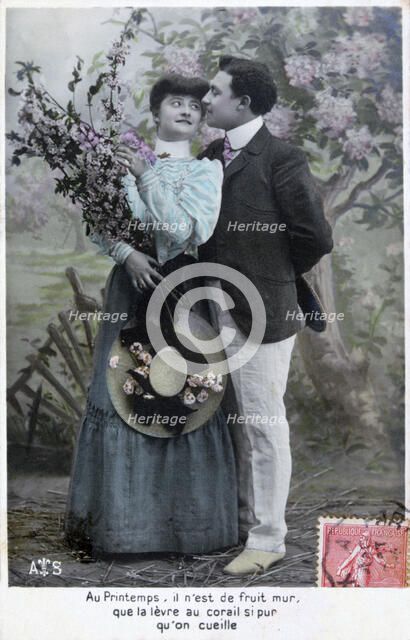 French romantic postcard, c1900. Artist: Unknown
