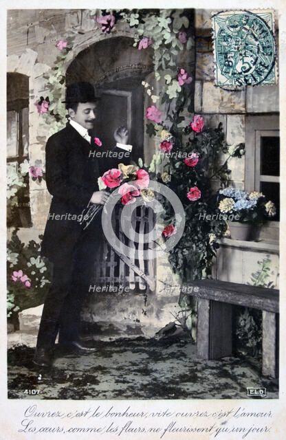 French romantic postcard, c1900. Artist: Unknown