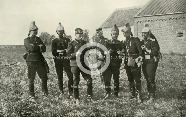 'French Staff Officers in Consultation', 1914, (1919).  Creator: Unknown.