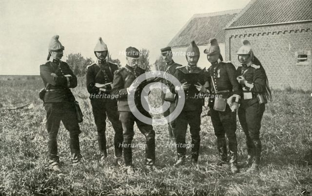 'French Staff Officers in Consultation', 1914, (1919).  Creator: Unknown.